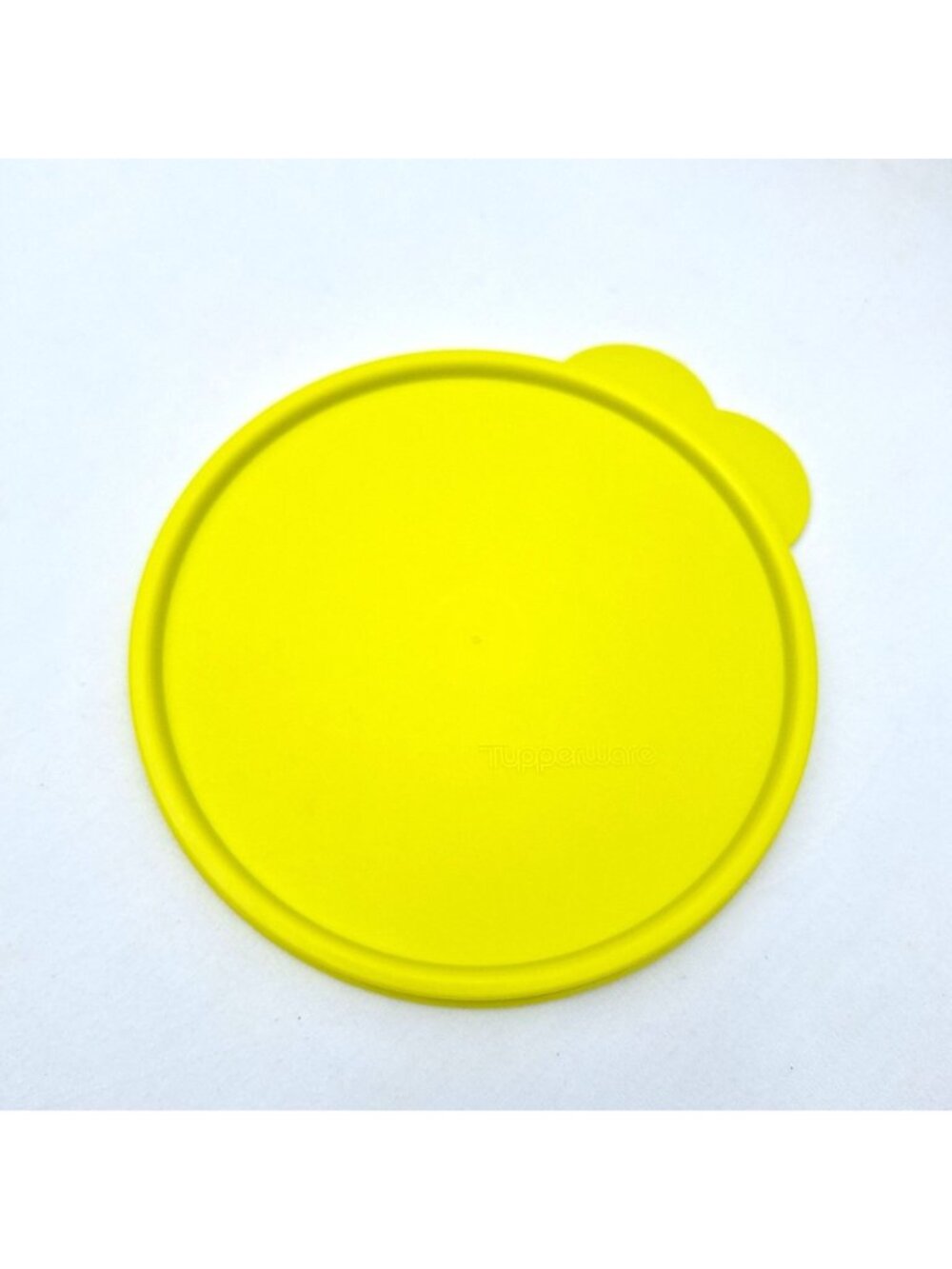 Tupperware Yellow Green C Seal Lid 2541D-2 Replacement Part Oversize Tab - Picture 2 of 5